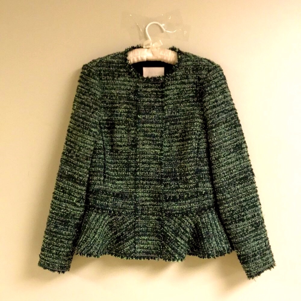 Rebecca Taylor Tweed Fit & Flare  Suit Jacket—Size 8—NWOT